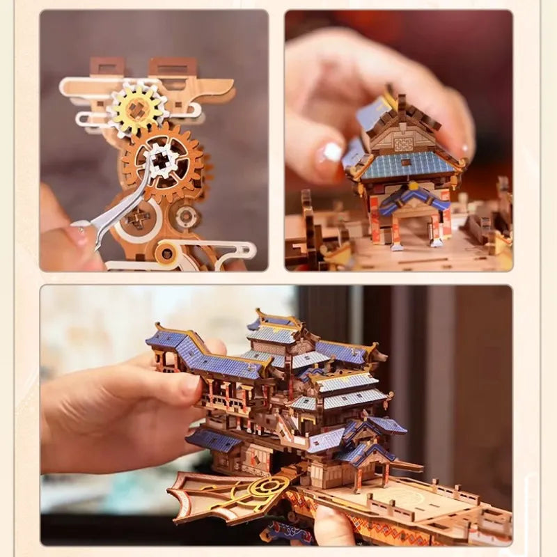 Puzzle 3D Bois – Le Voyageur du Vent — vue 3