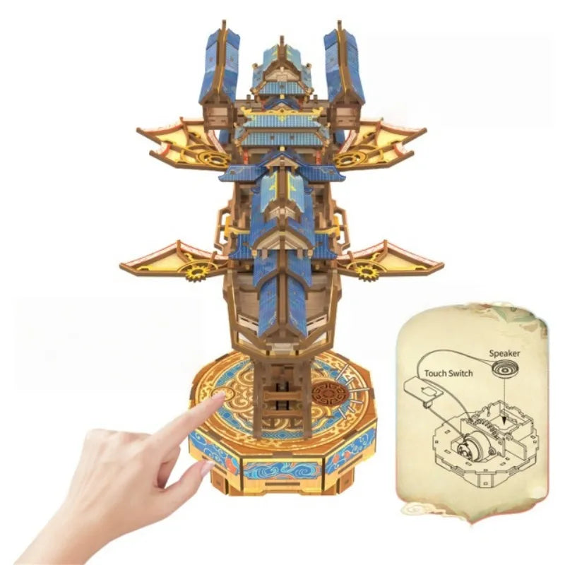 Puzzle 3D Bois – Le Voyageur du Vent — vue 5