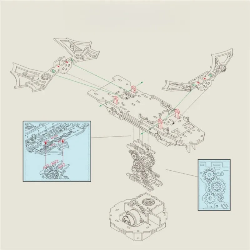 Puzzle 3D Bois – Le Voyageur du Vent — vue 6