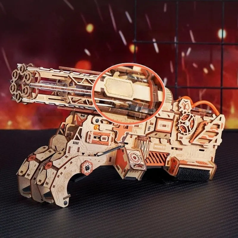 Puzzle 3D Bois – Le Cyclone Ardent — vue 5