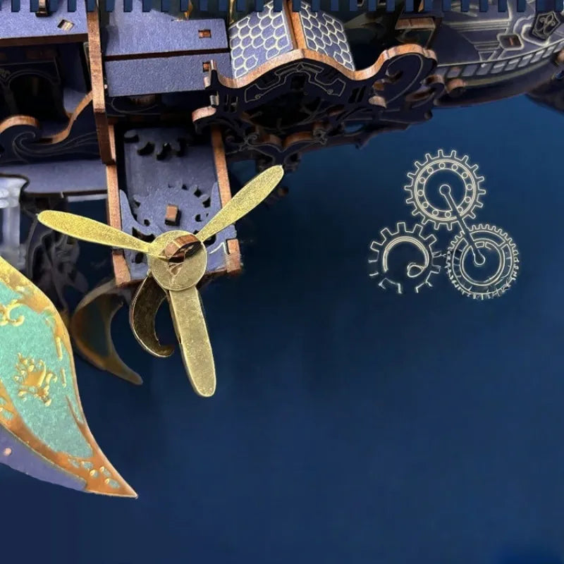 Puzzle 3D Bois – L'Arche de la Baleine Cosmique — vue 7