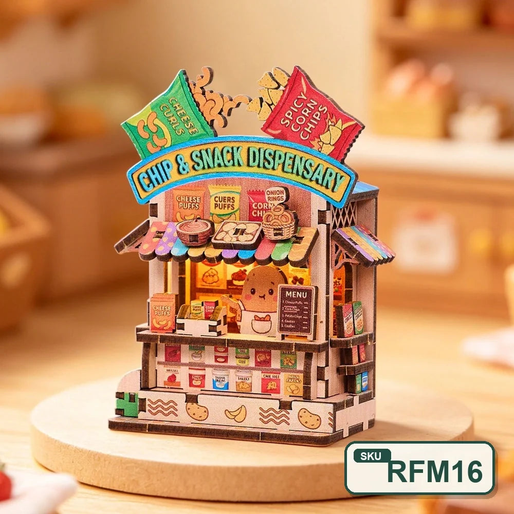 Puzzle 3D Bois – Magnets Coins de Rue Féeriques – puzzle 3D en bois – vue 19