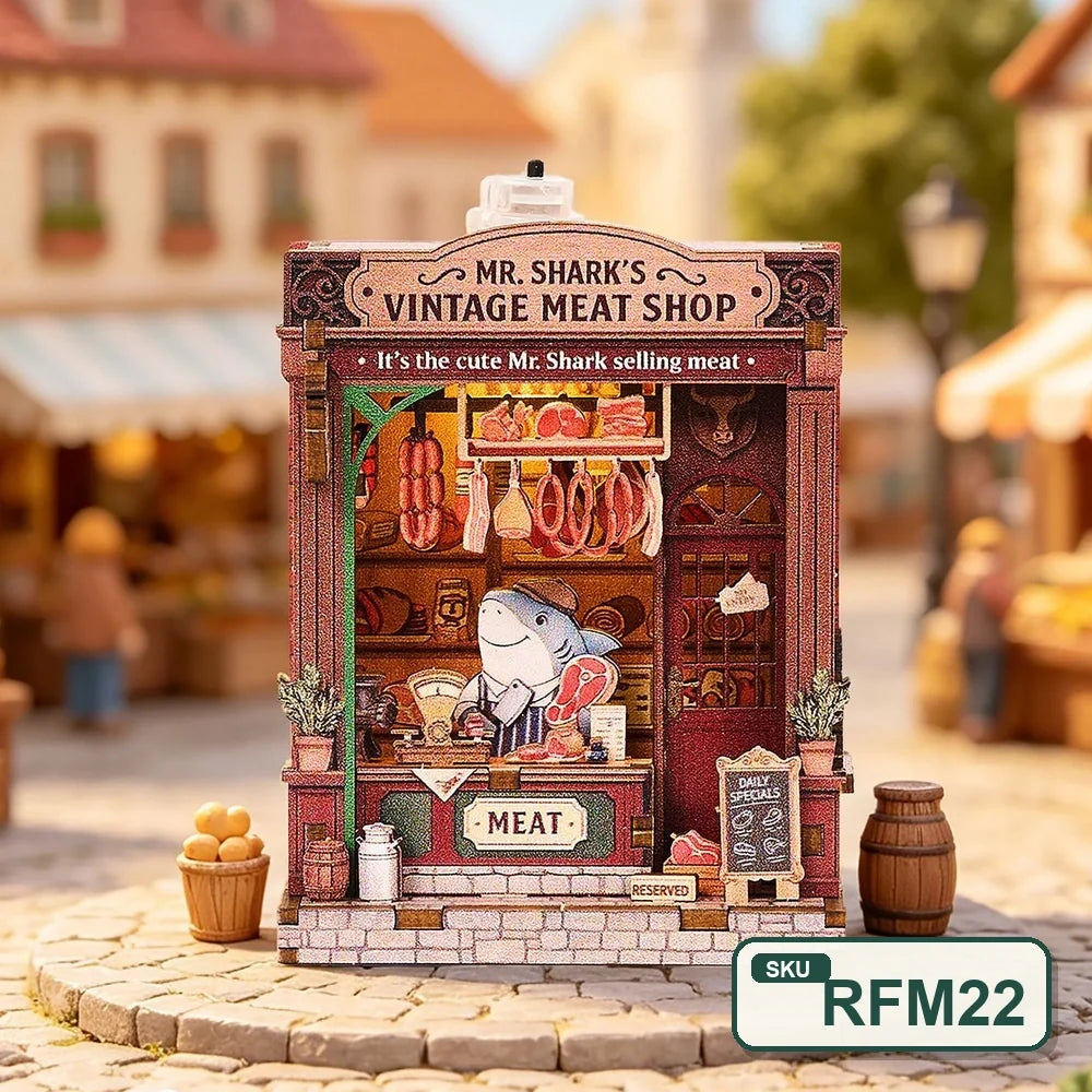Puzzle 3D Bois – Magnets Coins de Rue Féeriques — vue 25