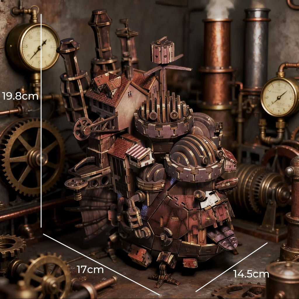 Puzzle 3D Bois – Château Ambulant Miniature