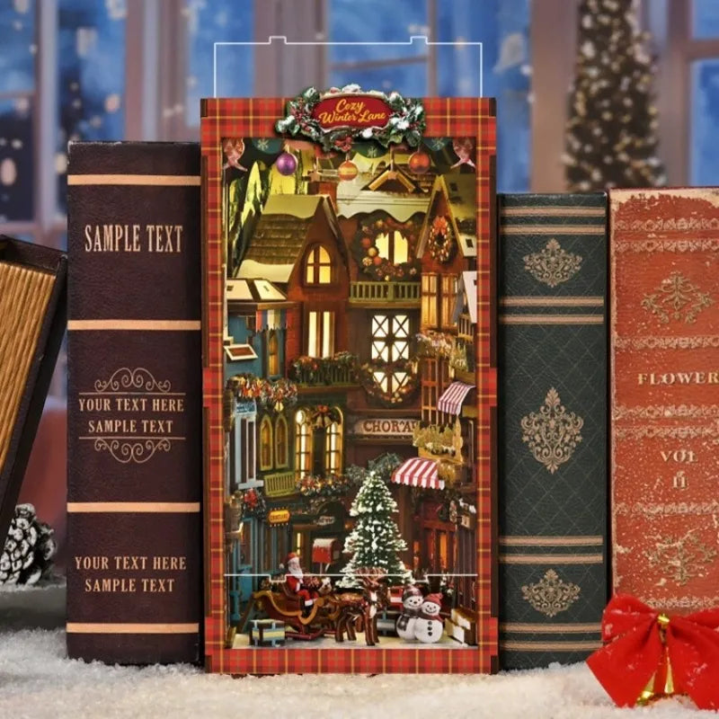 Book Nook – Cozy Winter Lane — vue 3