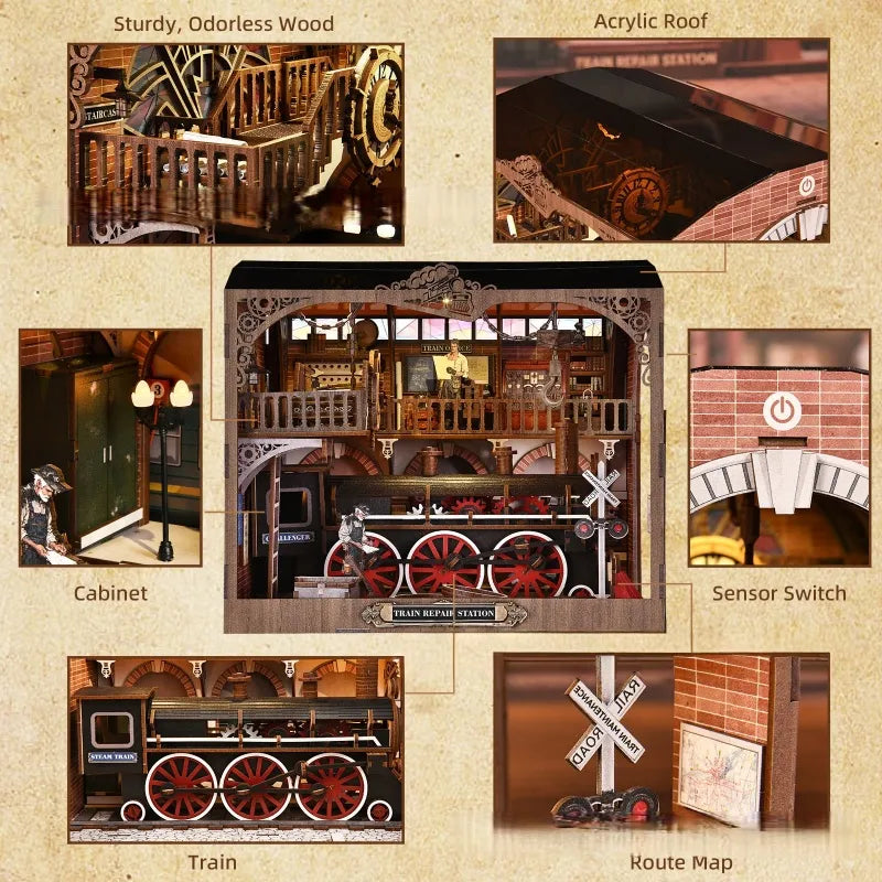 Book Nook – La Station de Réparation de Trains — vue 6