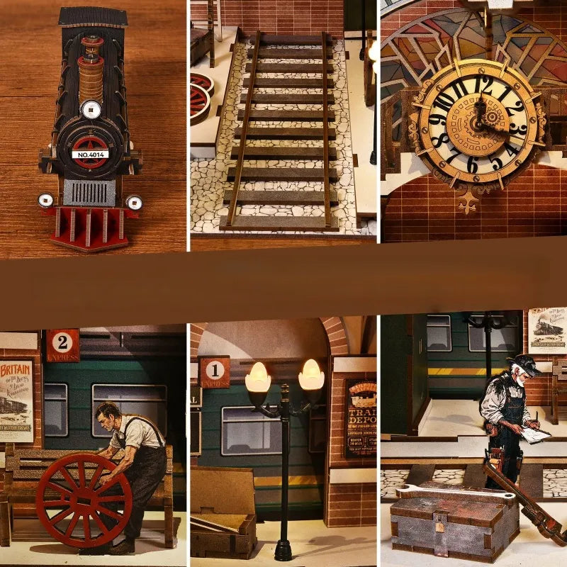 Book Nook – La Station de Réparation de Trains — vue 2