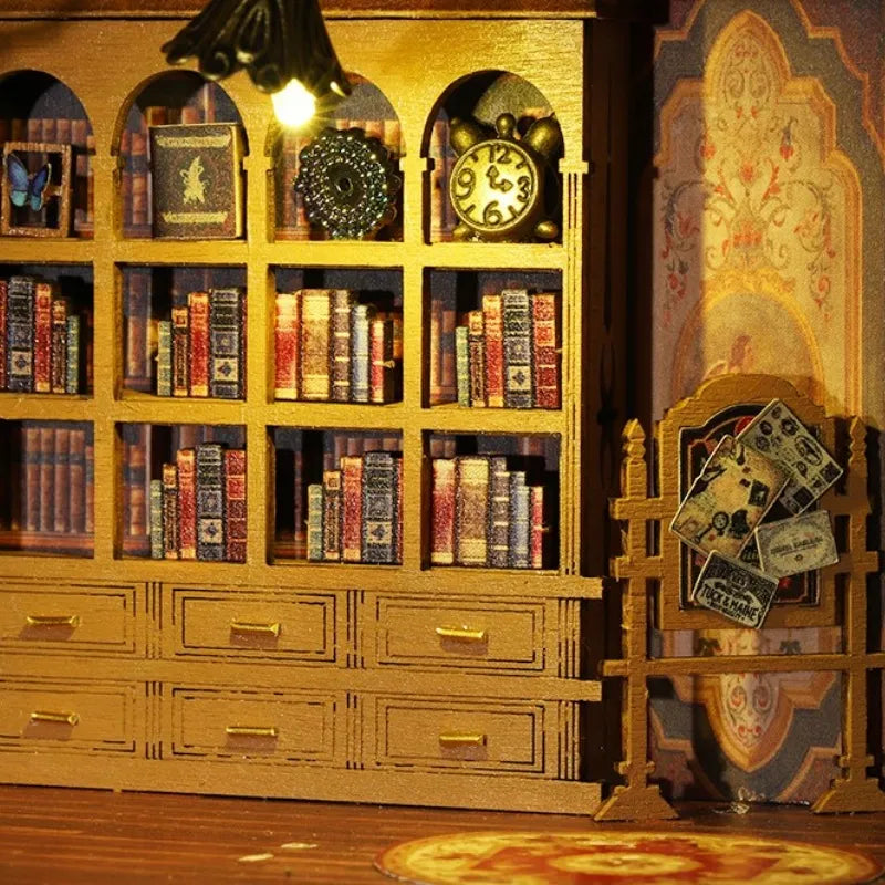 Maison Miniature – La Cité du Livre au Crépuscule — vue 4