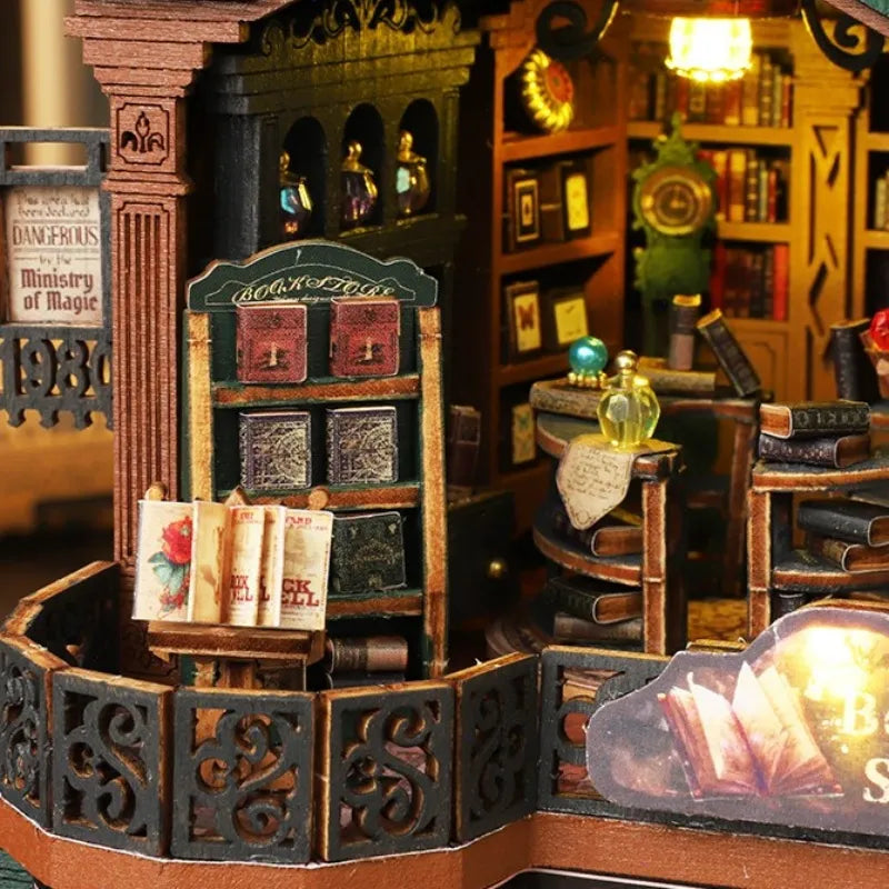 Maison Miniature – La Cité du Livre au Crépuscule — vue 5