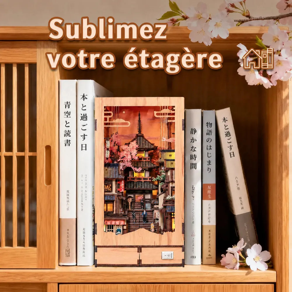 Book Nook – L'Allée des Cerisiers au Crépuscule — vue 7