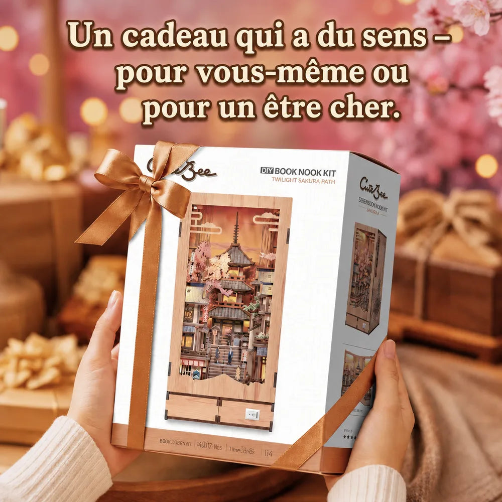 Book Nook – L'Allée des Cerisiers au Crépuscule — vue 8