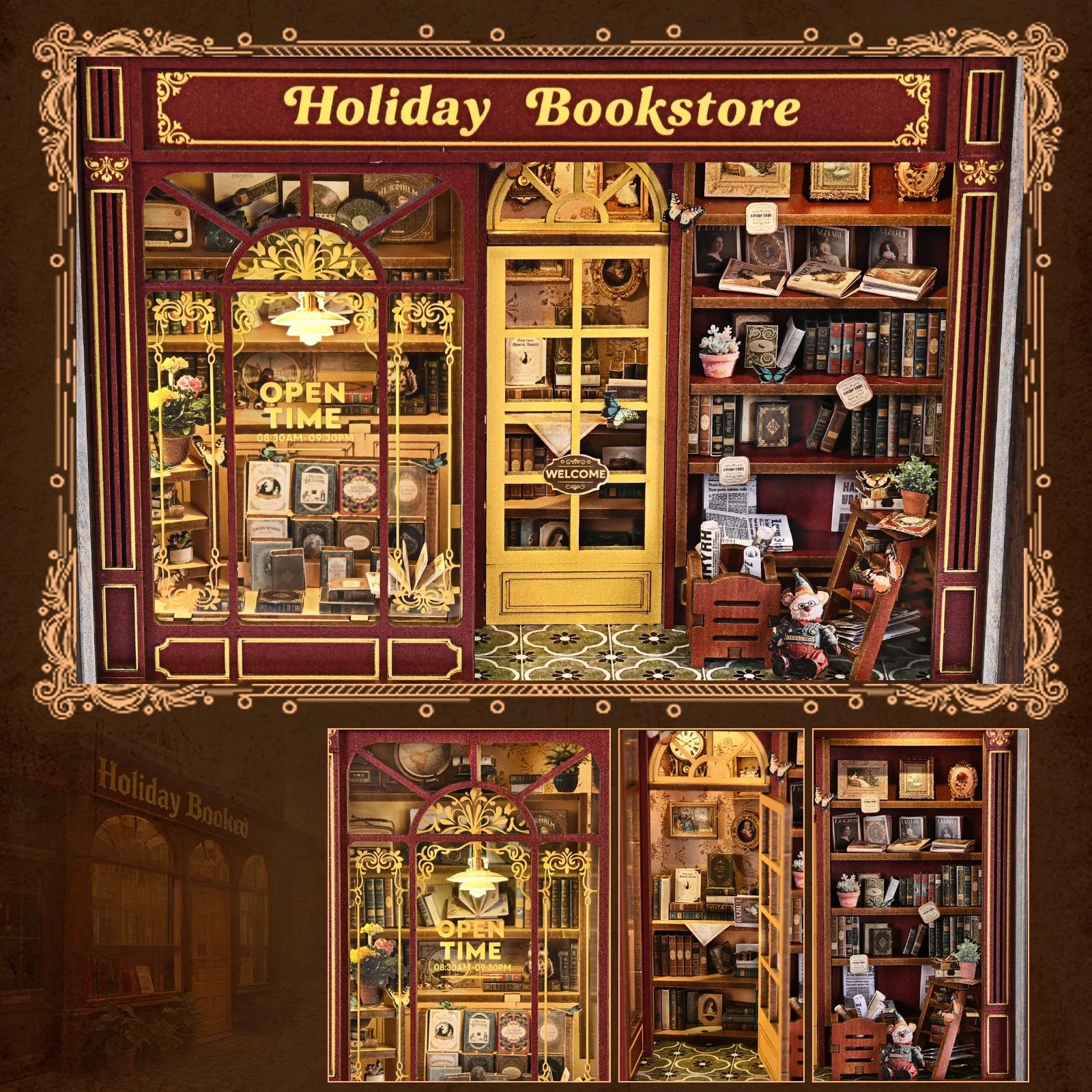 Cadre 3D – La Librairie de Vacances — vue 2