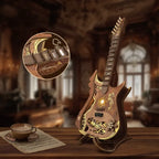 Puzzle 3D Bois – La Guitare Aurora — vue 1