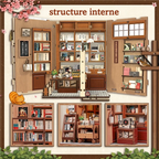 Maison Miniature – Librairie Ancienne de Kyoto — vue 4