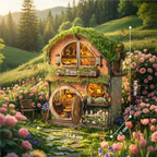 Maison Miniature – Le Cottage aux Vignes Vertes — vue 11