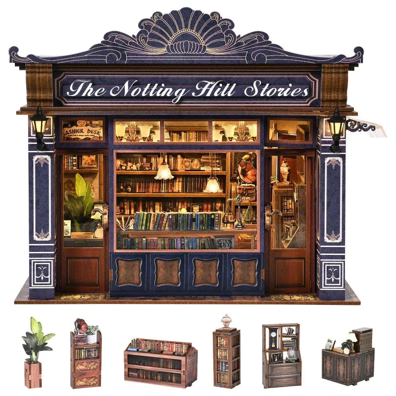 Maison Miniature – La Librairie de Notting Hill — vue 11