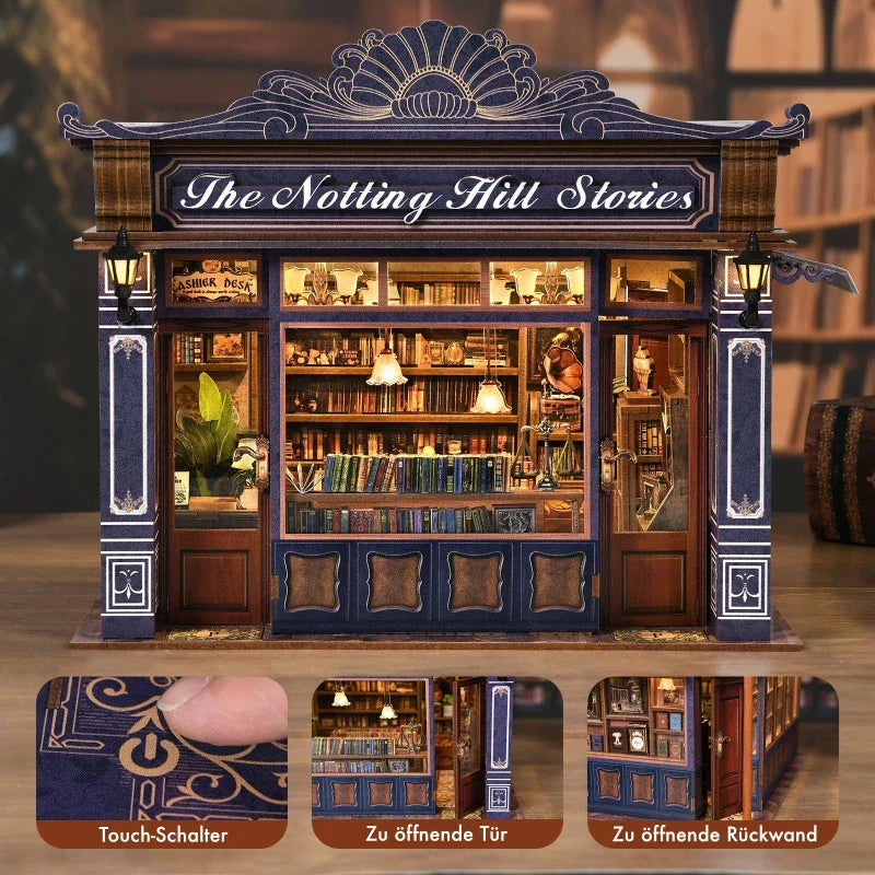 Maison Miniature – La Librairie de Notting Hill — vue 4