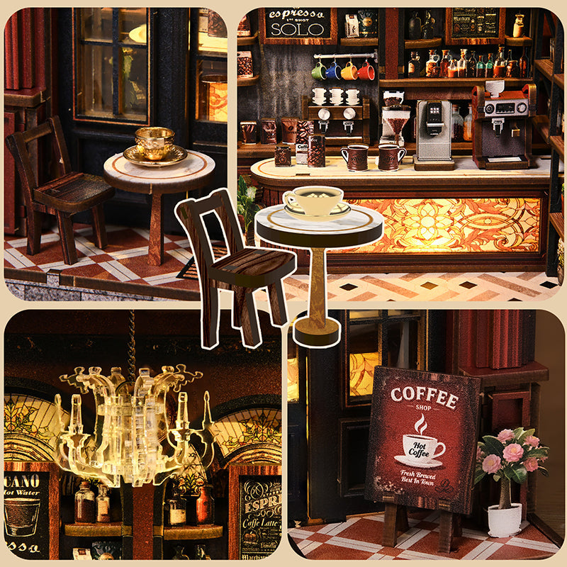 Maison Miniature – Le Café à la Lueur Chaude — vue 2