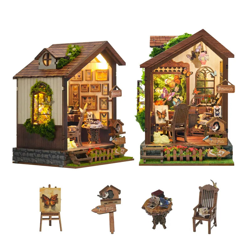 Maison Miniature – L'Atelier aux Papillons — vue 3