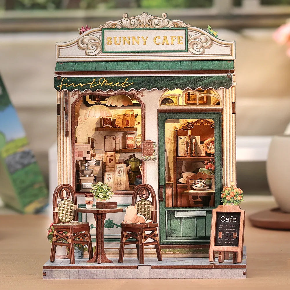 Maison Miniature – Le Café Ensoleillé — vue 1