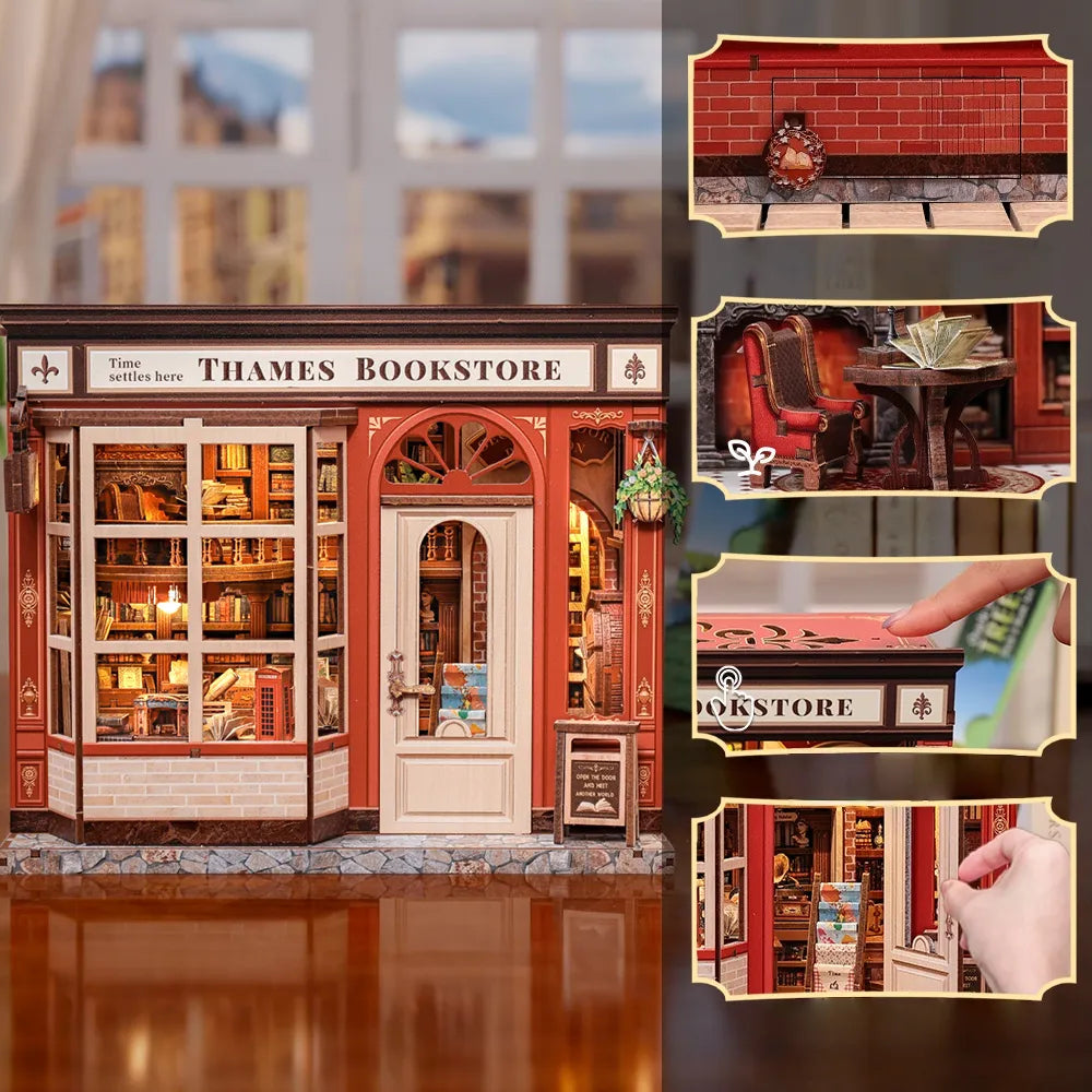 Maison Miniature – La Librairie de la Tamise — vue 3