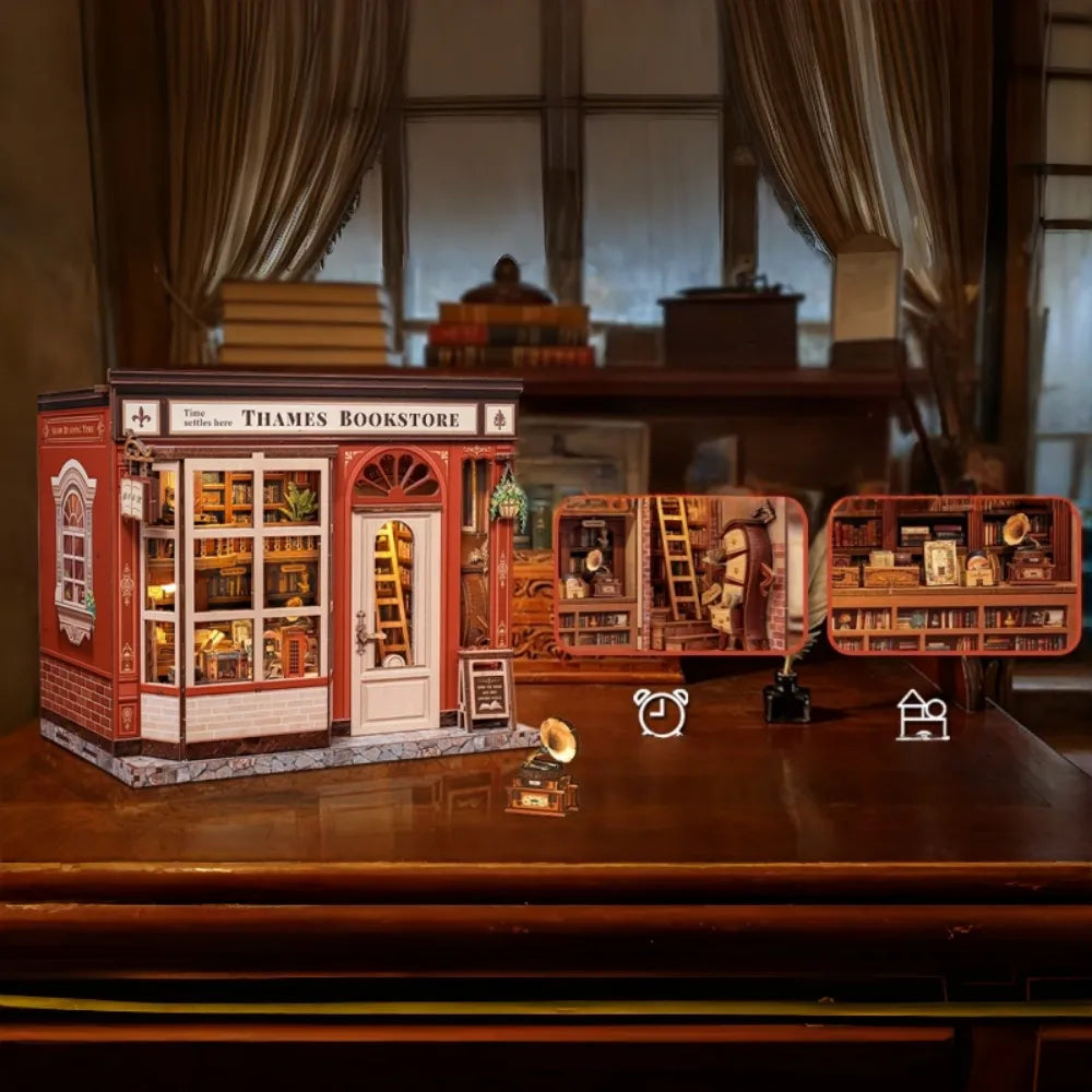 Maison Miniature – La Librairie de la Tamise — vue 4