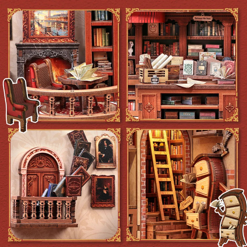 Maison Miniature – La Librairie de la Tamise — vue 2