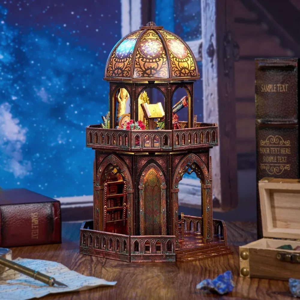 Puzzle 3D en bois de l'Observatoire, expertise artisanale NOOK Universe