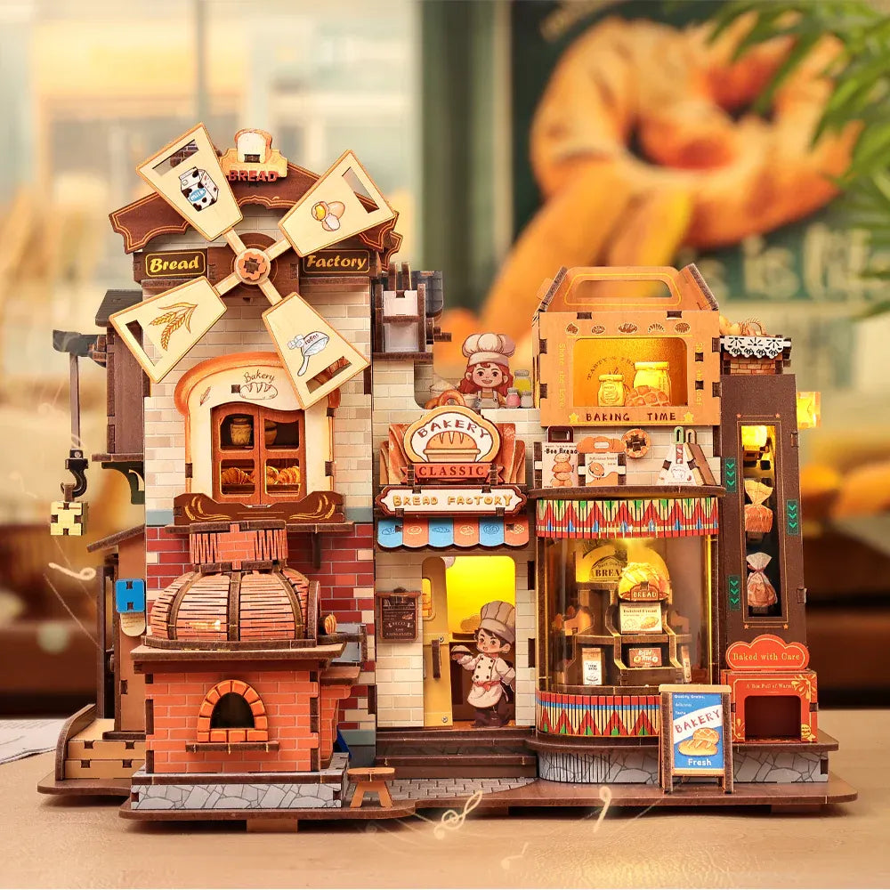 Puzzle 3D Bois – L'Usine à Pain — vue 1