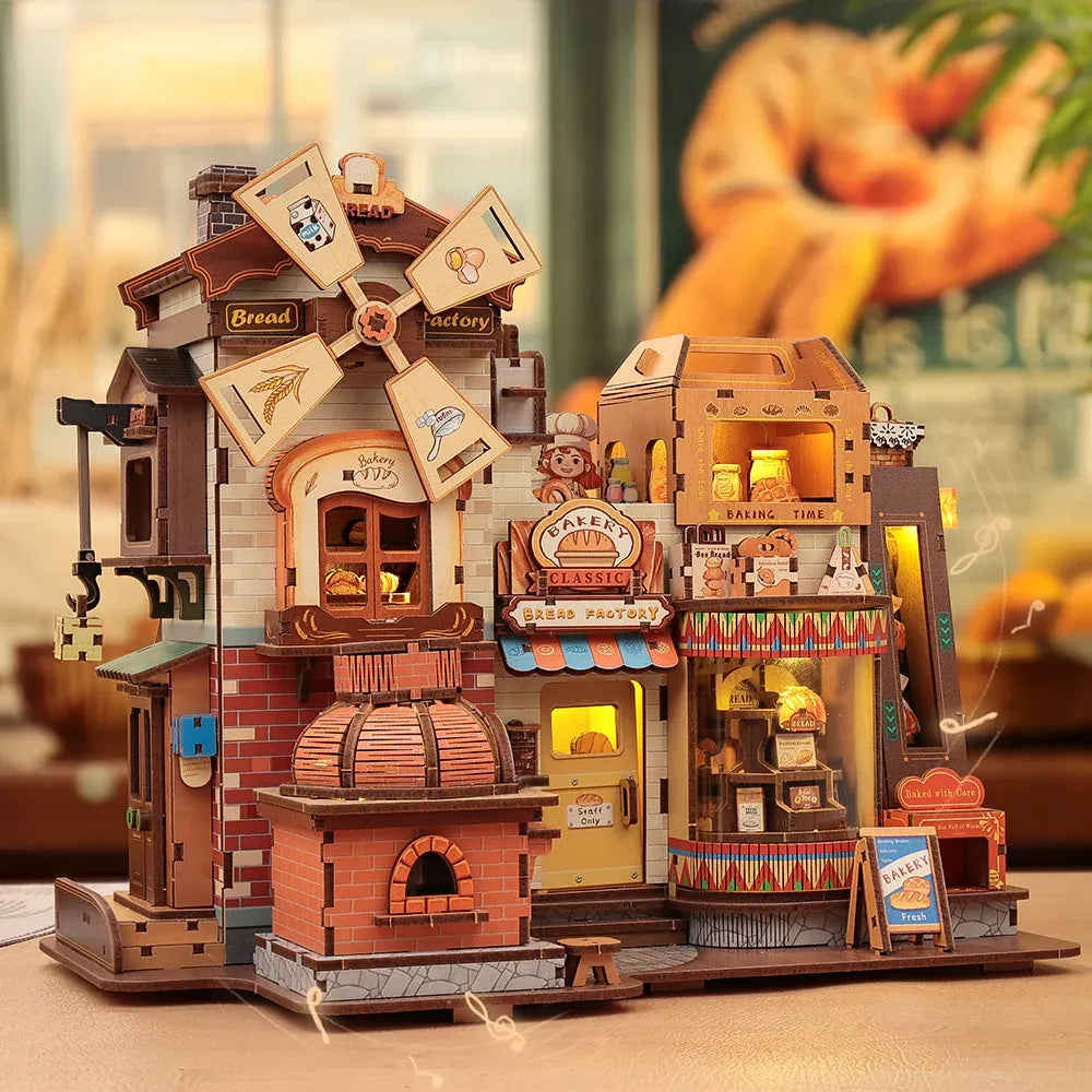 Puzzle 3D Bois – L'Usine à Pain — vue 3