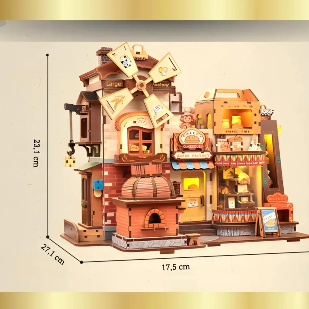 Puzzle 3D Bois – L'Usine à Pain — vue 10