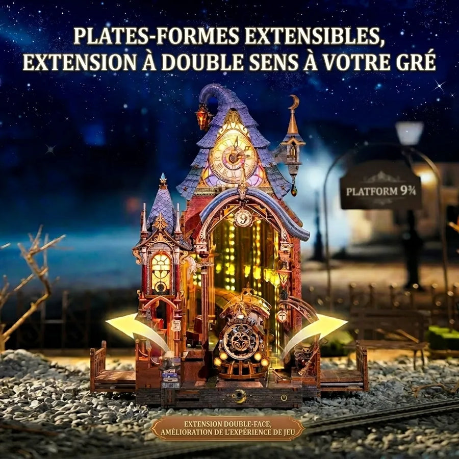 Puzzle 3D Bois – Le Quai des Sortilèges — vue 3