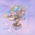 Puzzle 3D Bois – La Galaxie Magique — vue 9