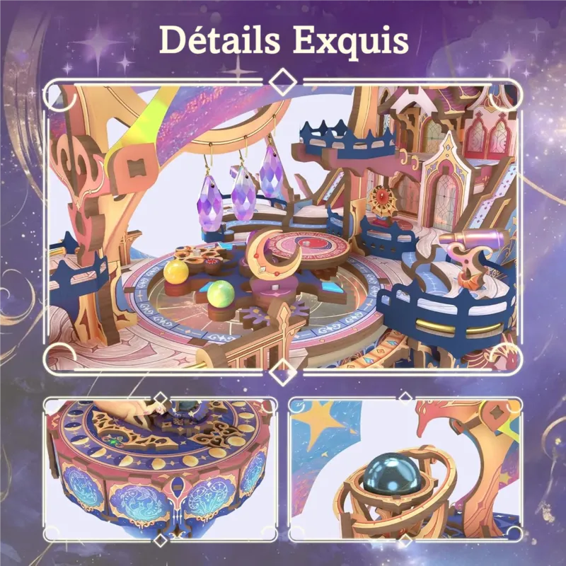 Puzzle 3D Bois – La Galaxie Magique — vue 2