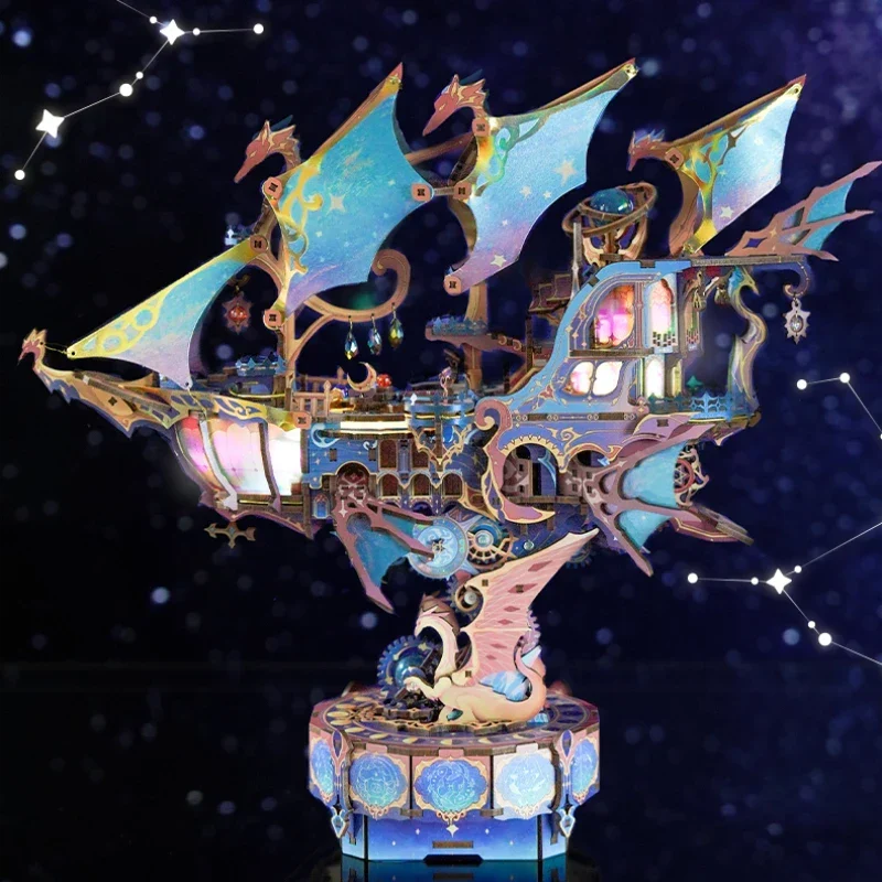 Puzzle 3D Bois – La Galaxie Magique — vue 10