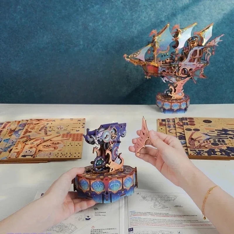 Puzzle 3D Bois – La Galaxie Magique — vue 6