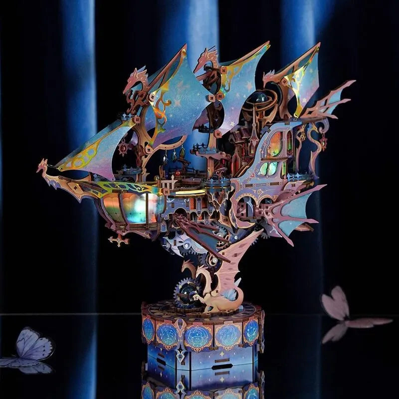 Puzzle 3D Bois – La Galaxie Magique — vue 3