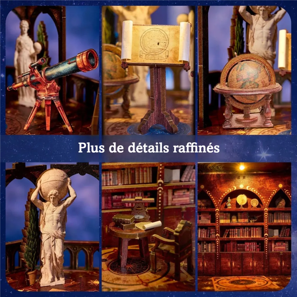Puzzle 3D Bois – L'Observatoire — vue 2