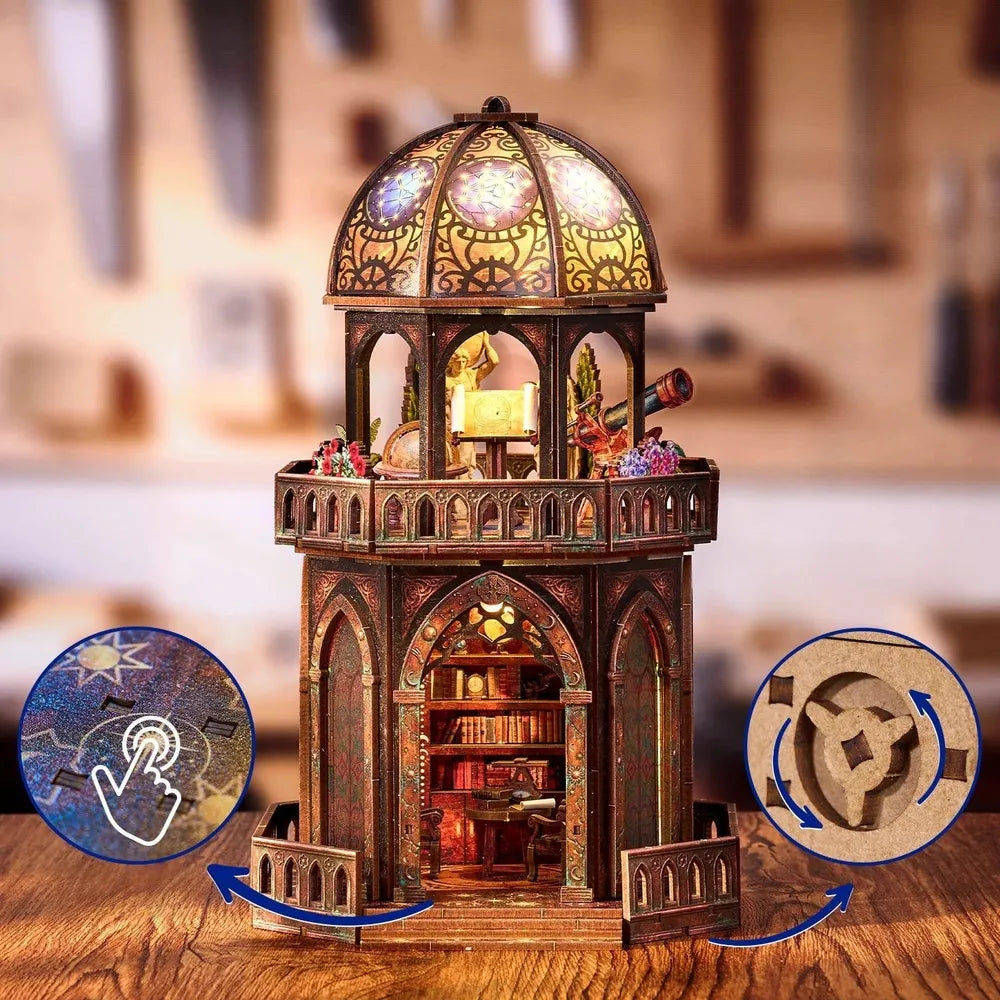 Puzzle 3D Bois – L'Observatoire — vue 3