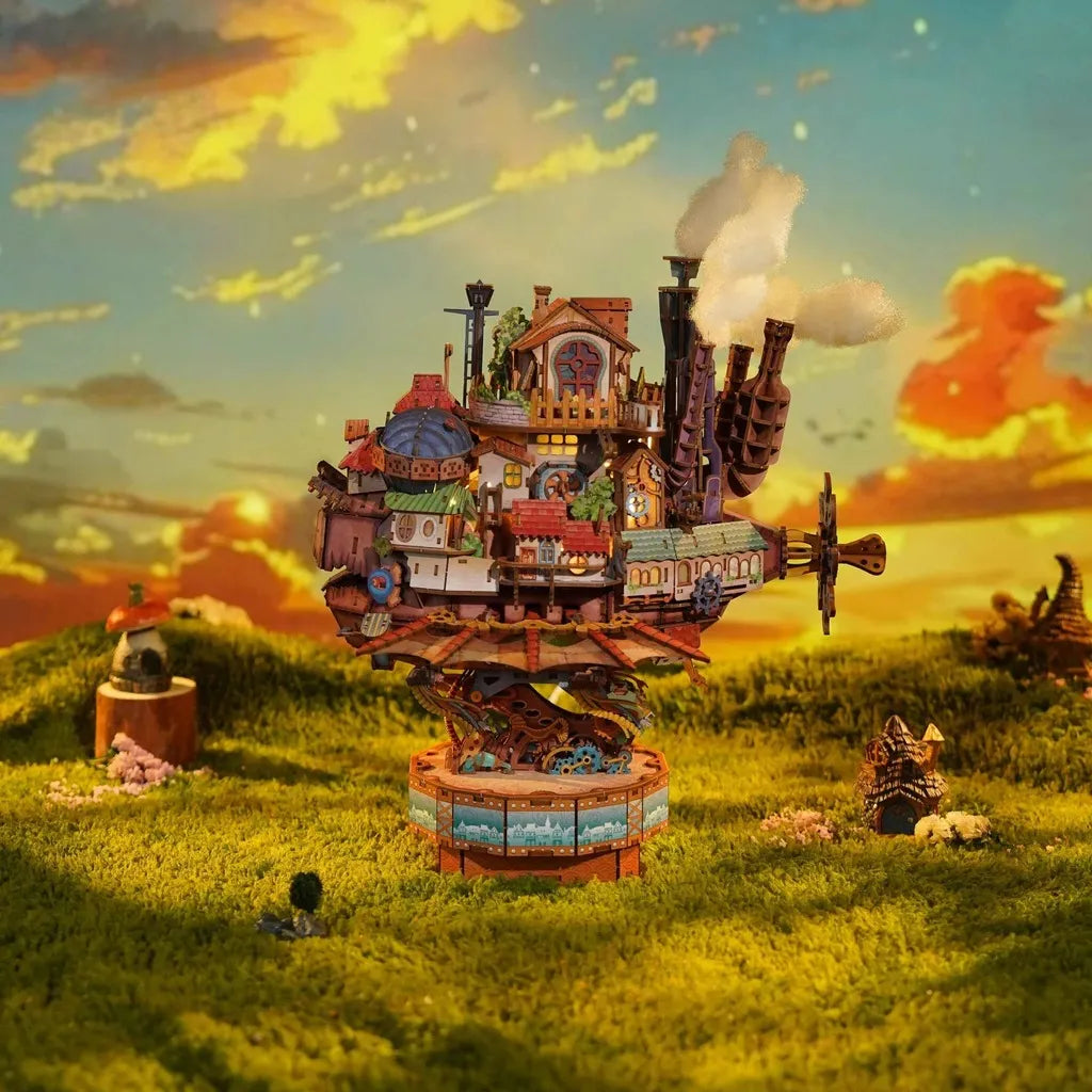 Puzzle 3D Bois – Château Ambulant Mécanique — vue 5