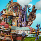 Puzzle 3D Bois – Château Ambulant Mécanique — vue 2