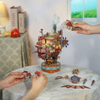 Puzzle 3D Bois – Château Ambulant Mécanique — vue 8