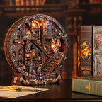 Cadre Puzzle 3D – Bibliothèque Magique — vue 1