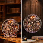 Cadre Puzzle 3D – Bibliothèque Magique — vue 3