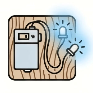 Kit LED et boîtier à piles